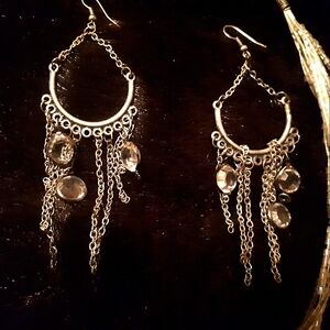 Earrings and necklace